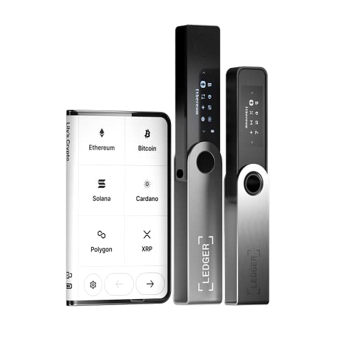 Ledger STAX - Billetera cripto de próxima generación con Pantalla táctil Segura E Ink Curva