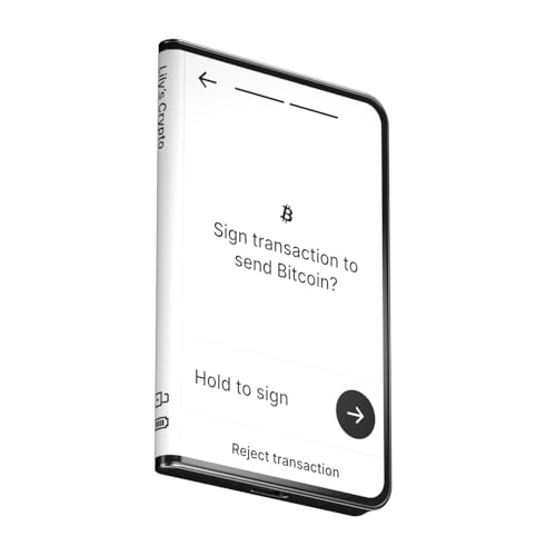 Ledger STAX - Billetera cripto de próxima generación con Pantalla táctil Segura E Ink Curva