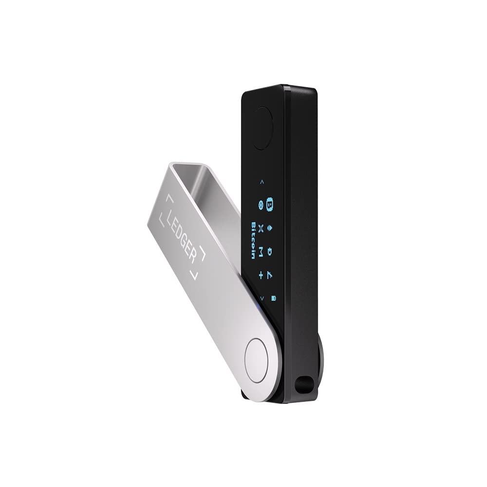 Ledger Nano X (Ónix Negro) - Protege y gestiona Tus cripto y NFTs Desde Cualquier Lugar con Nuestra Billetera de Hardware con Bluetooth®.