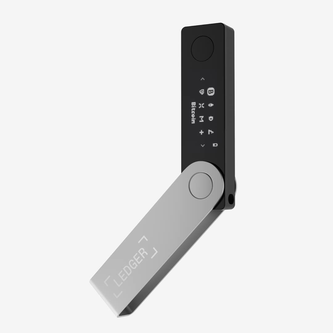 Ledger Nano X (Ónix Negro) - Protege y gestiona Tus cripto y NFTs Desde Cualquier Lugar con Nuestra Billetera de Hardware con Bluetooth®.