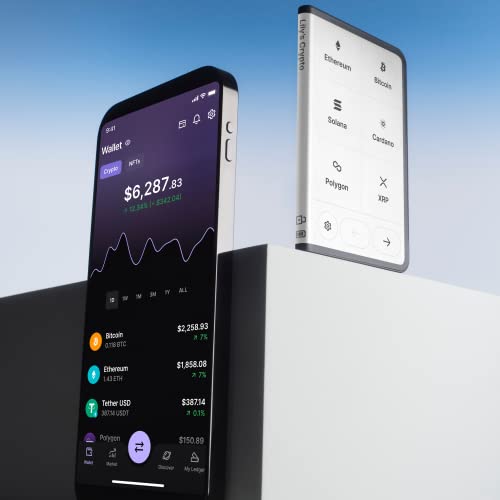 Ledger STAX - Billetera cripto de próxima generación con Pantalla táctil Segura E Ink Curva