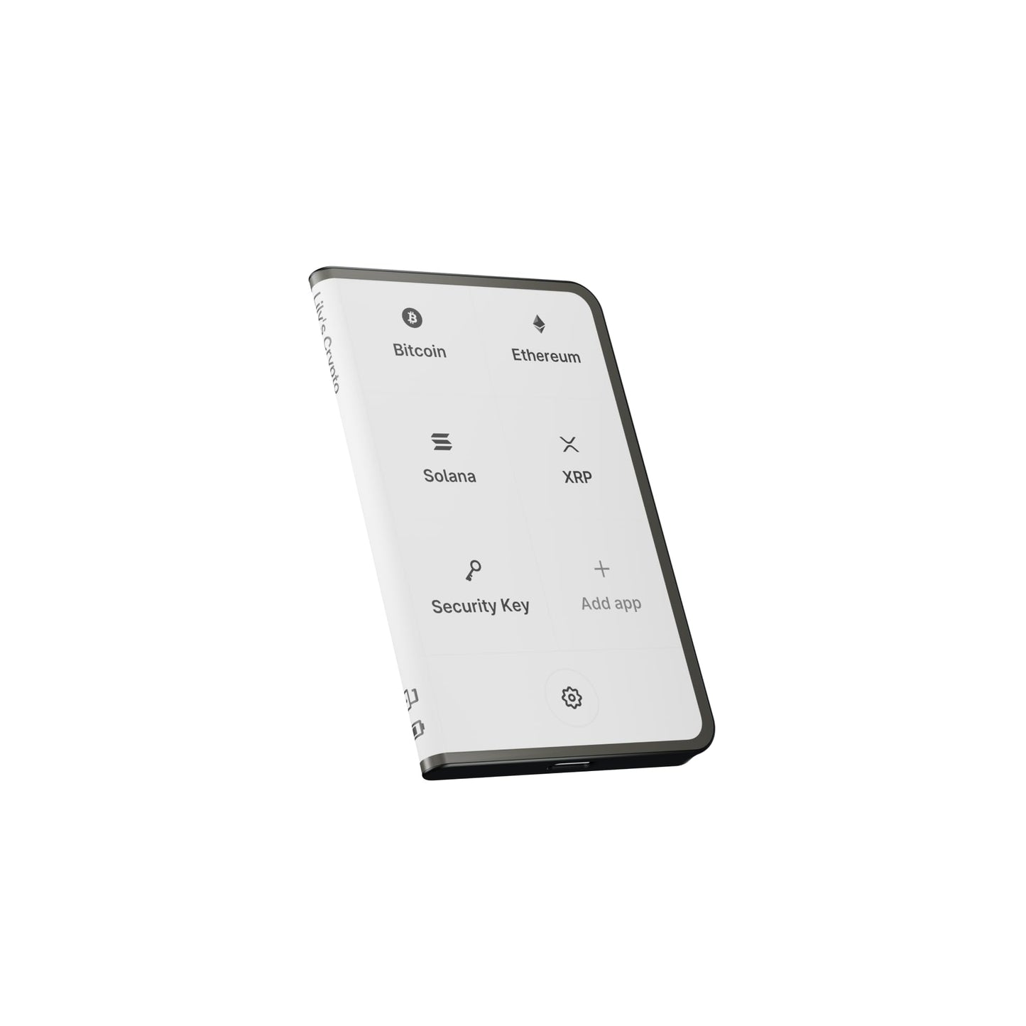 Ledger STAX - Billetera cripto de próxima generación con Pantalla táctil Segura E Ink Curva