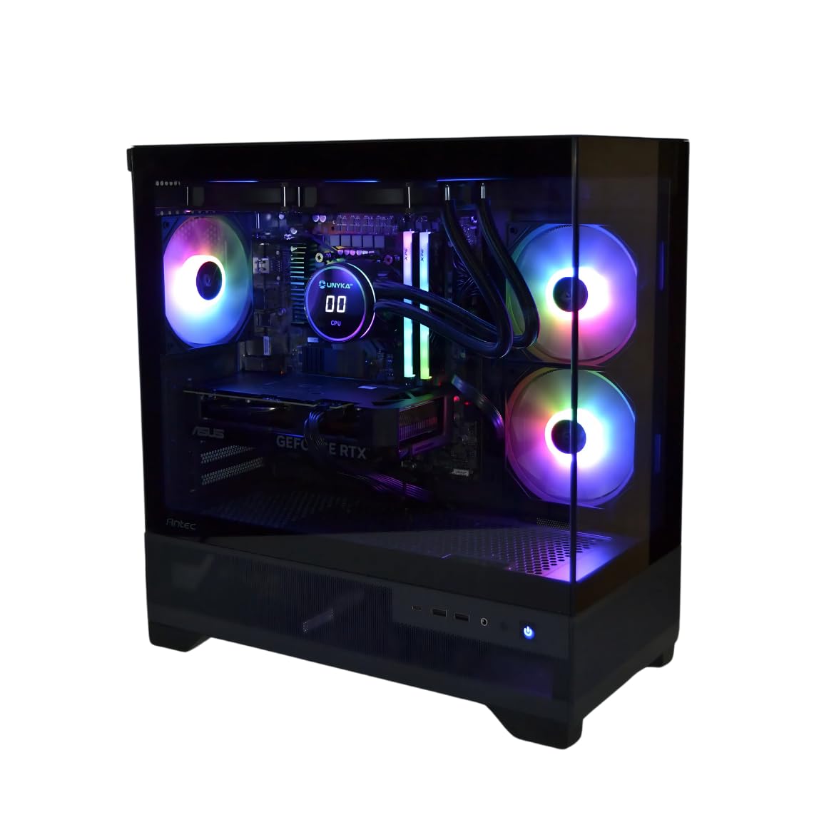 TrendingPC PC Gaming AMD Ryzen 7 8700f X 8x5,0ghz • NVIDIA RTX 5070 12gb • 32gb RAM DDR5 6000mhz • WiFi 6 y Bluetooth 5.2 • SSD m.2 1tb • Refrigeración Líquida 240mm • Windows 11 Pro • PC Gamer