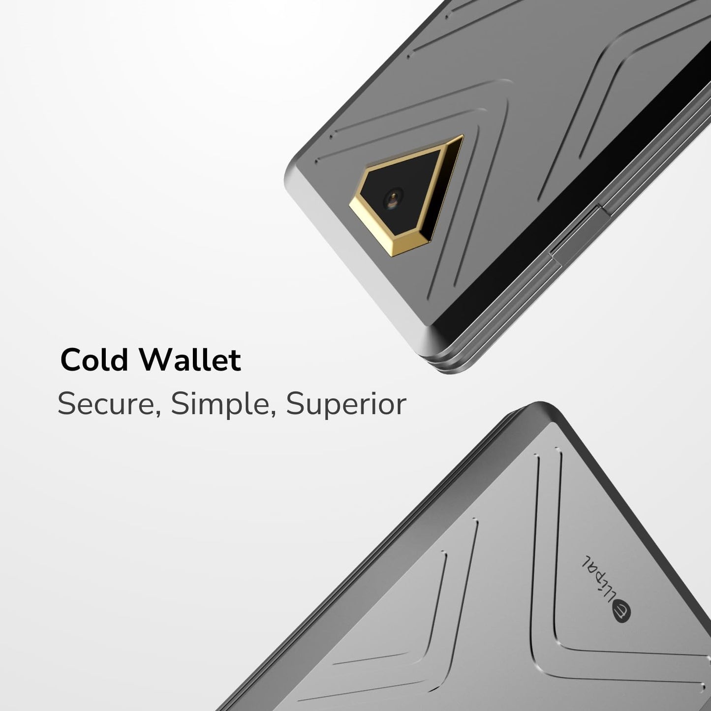 ELLIPAL Titan 2.0 Crypto Cold Wallet, Hardware Wallet, 100% Offline, Air-Gapped - The Safest Crypto Wallet for Over 10,000 Coins & Tokens & NFTs, Gray, Normal