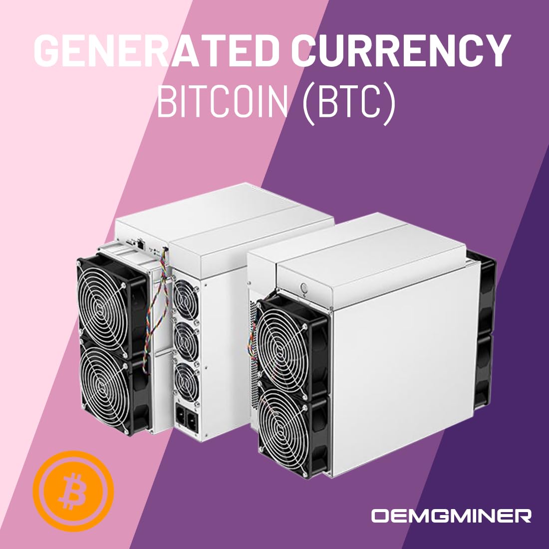 OEMGMINER Antminer S19k Pro 120T 2760W ASIC Bitcoin Miner - Alta eficiencia, incluye fuente de alimentación, en stock (S19k Pro 120T)