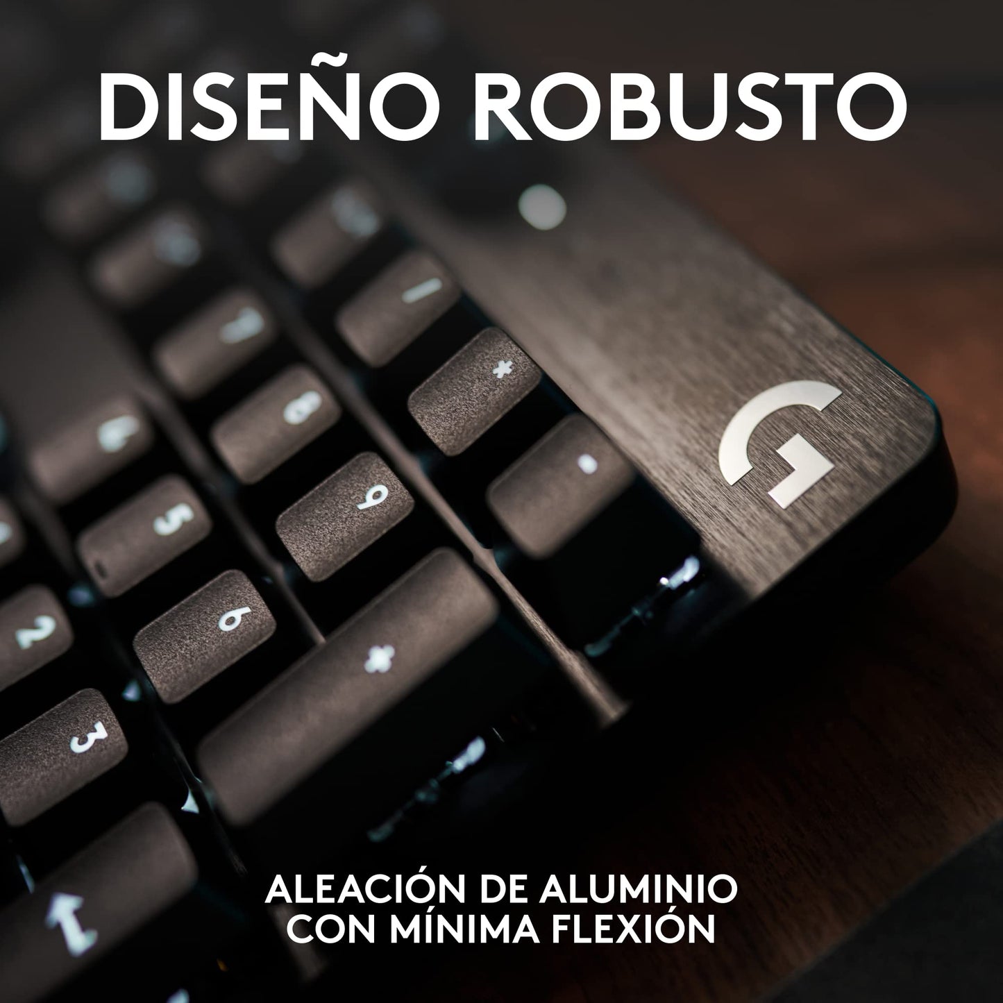 Logitech G413 SE Full-Size Teclado Mecánico para Gaming - Retroiluminado con Interruptores Mecánicos Táctiles, Anti-Ghosting, Compatible con Windows, macOS, Disposición QWERTY Español - Negro