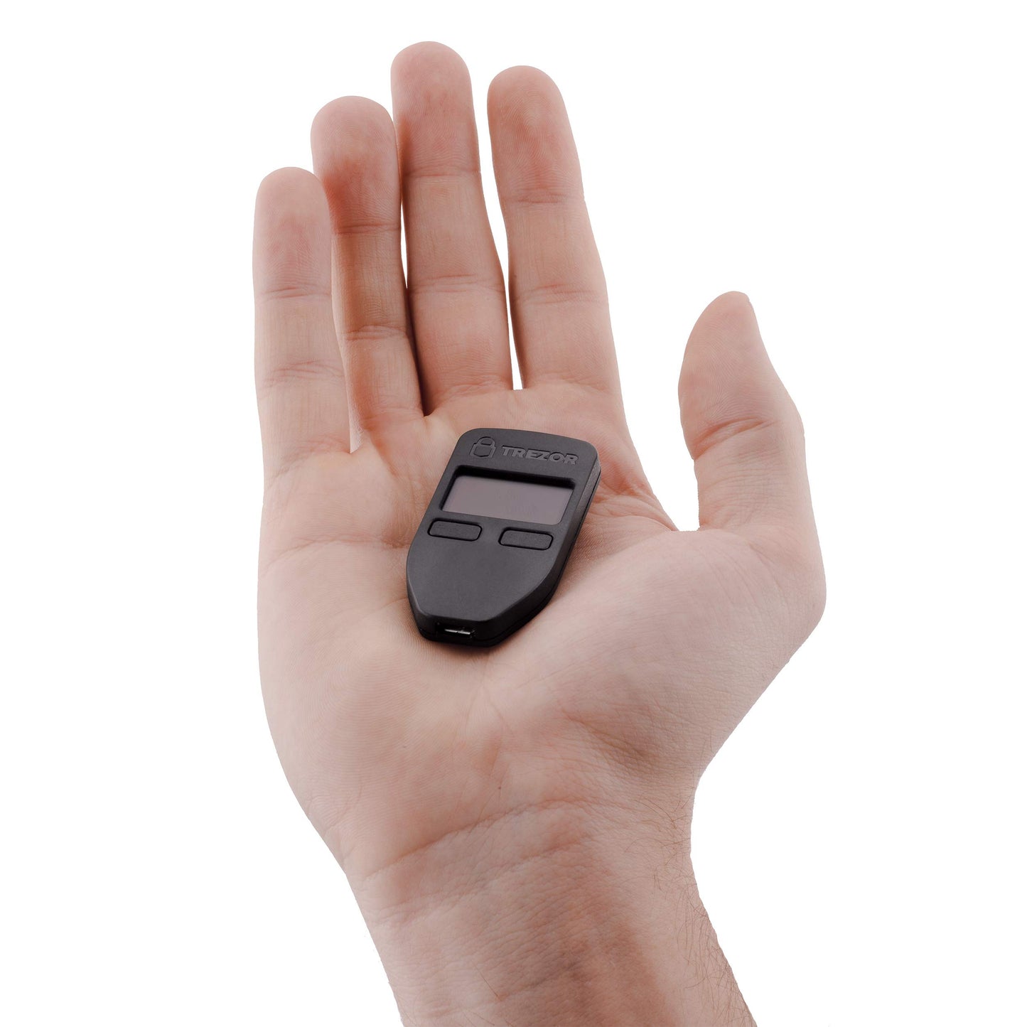 Trezor Model One - La Cartera de Hardware de Criptomonedas Original, Seguridad de Bitcoins, Almacene y Administre Más de 7000 Monedas y Tokens, Configuración Rápida y Sencilla (Negra)