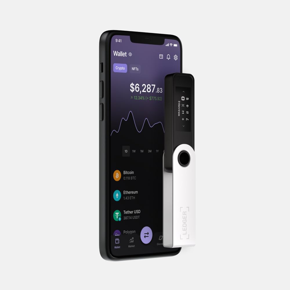 Ledger Nano S Plus - Billetera de Hardware cripto Ledger Nano S Plus (Negro Mate): Protege cripto, NFTs y Tokens