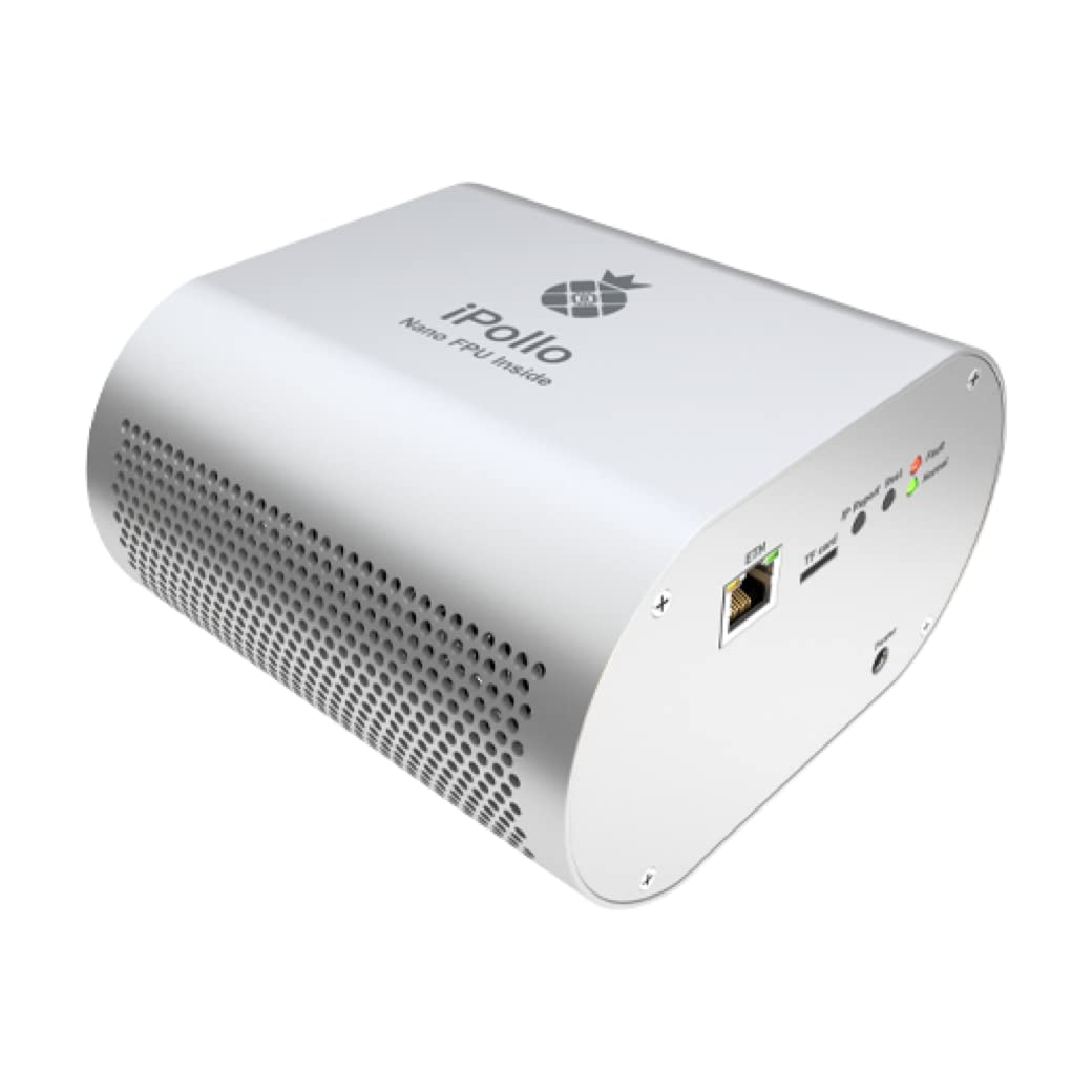 iPollo G1 Mini Minero Asic Miner Crypto Miner 1.2G/s 120W Minero doméstico con fuente de alimentación OEMGMINER