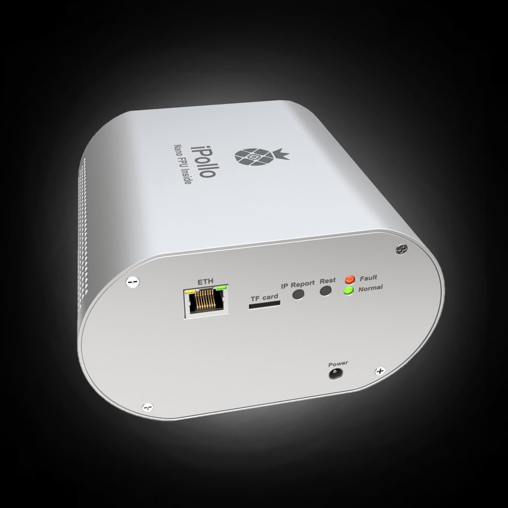 iPollo G1 Mini Minero Asic Miner Crypto Miner 1.2G/s 120W Minero doméstico con fuente de alimentación OEMGMINER