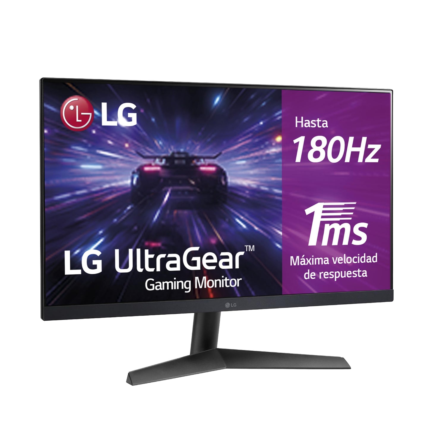 LG 24GS60F B - Monitor Ultragear, 24 Pulgadas, FHD 1080p, 16:9; Panel IPS, 1920x1080, Clasificación E, 180 Hz, 1ms, Negro