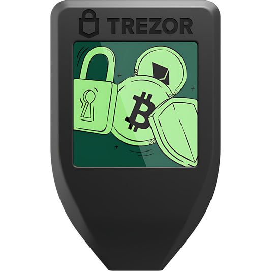 Trezor Model T - Crypto Hardware Wallet con Pantalla Táctil LCD, Protege Bitcoin y Miles de Monedas con Máxima Seguridad