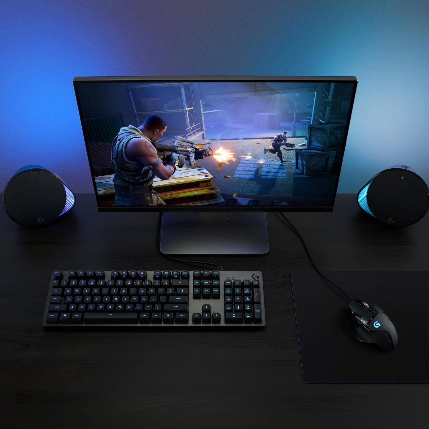 Logitech G502 HERO Ratón Gaming con Cable Alto Rendimiento, Captor HERO 25K, 25,600 DPI, RGB, Peso Personalizable, 11 Botones Programables, Memoria Integrada, PC/Mac - Negro